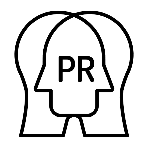 Public relation relations public relation people icon