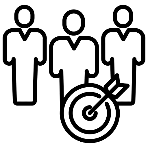 Target commercial target publicity icon