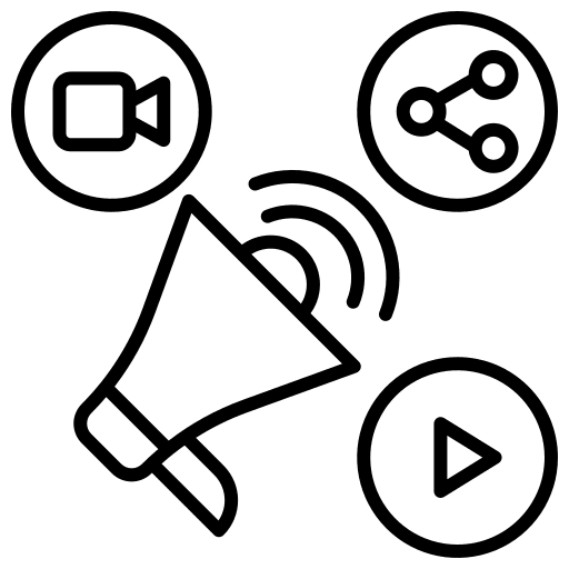 Ads megaphone advertisement marketing icon