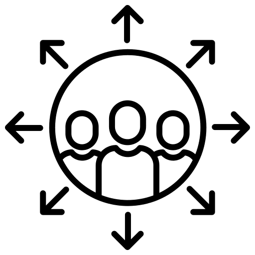 Affiliate marketing affiliate people icon