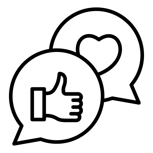 Like marketing love ads icon
