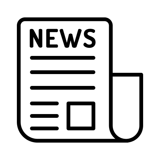 Newspaper journal newspaper publicity icon