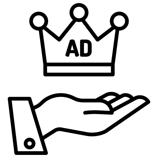 Premium ads hands and gestures premium icon
