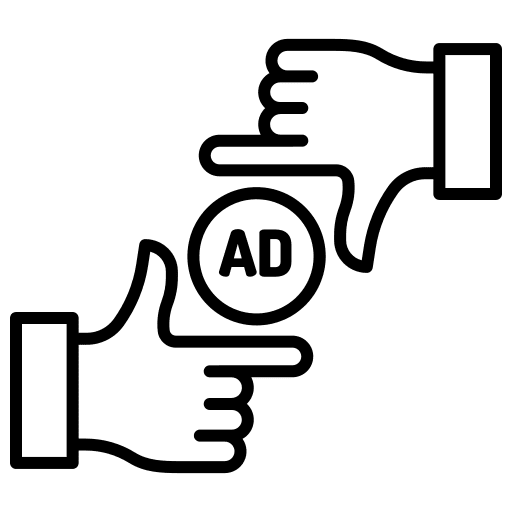 Ad ad advertisement business icon