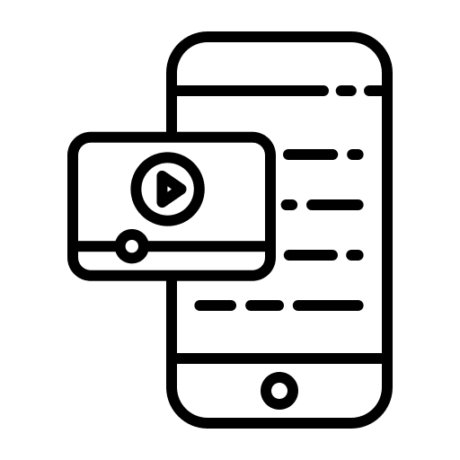 Mobile advertising mobile marketing icon