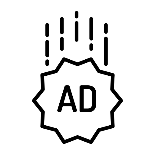 Ads marketing publicity advertisement icon