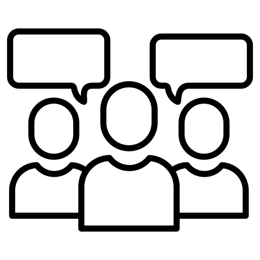 Customer marketing users people icon