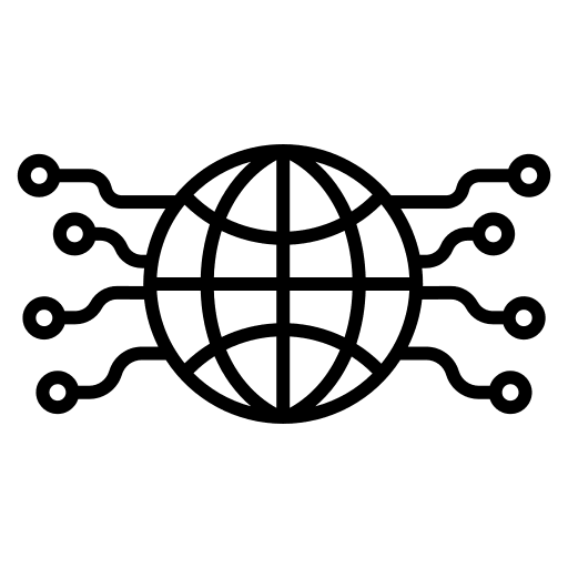 Global commercial business marketing icon