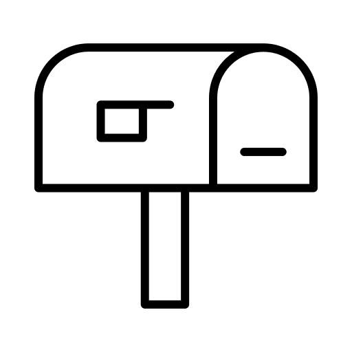 Mail box mail letterbox communications icon