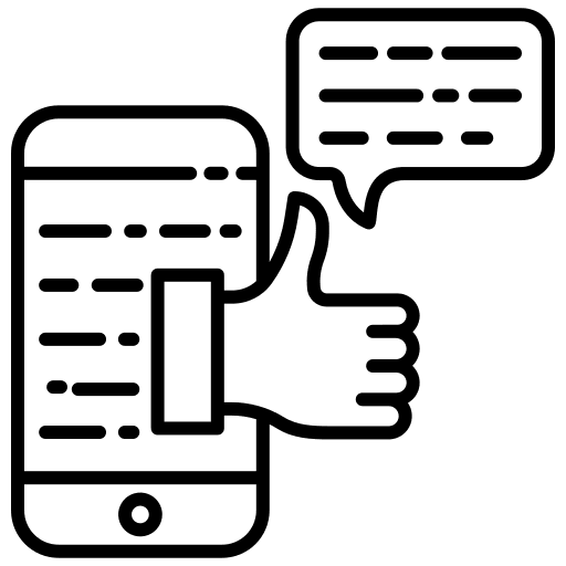 Message business mobile text icon