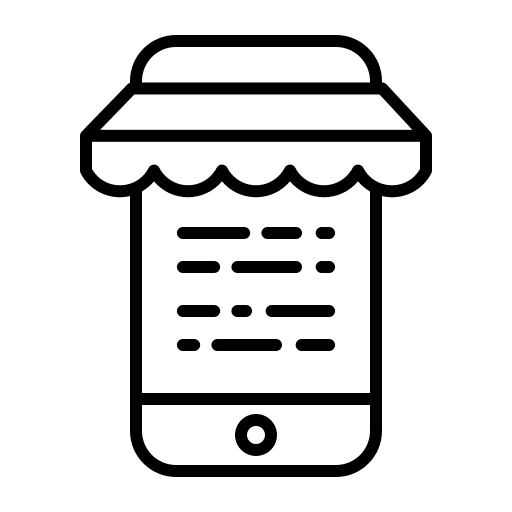 Online shop online shop marketing ads icon