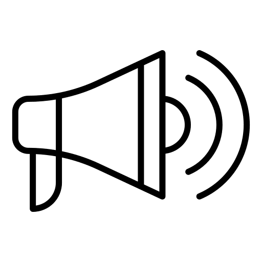 Promotion business megaphone marketing icon