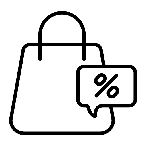 Shopping bag shopping bag marketing commercial icon