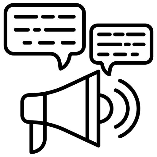 Text business commercial ads icon