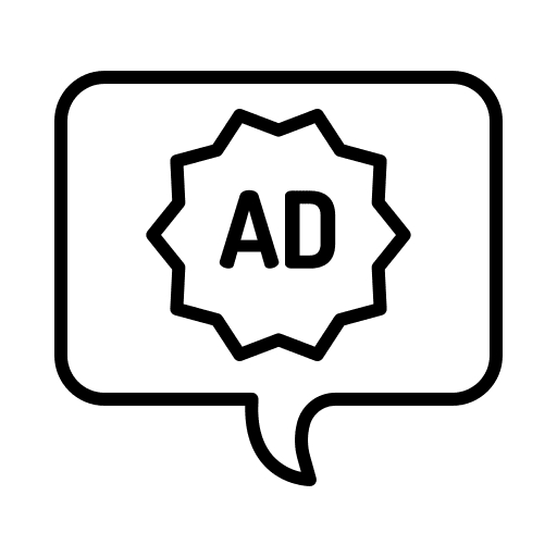 Text communications commercial text icon