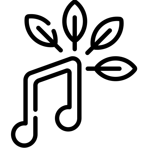 Audio multimedia flower therapy icon