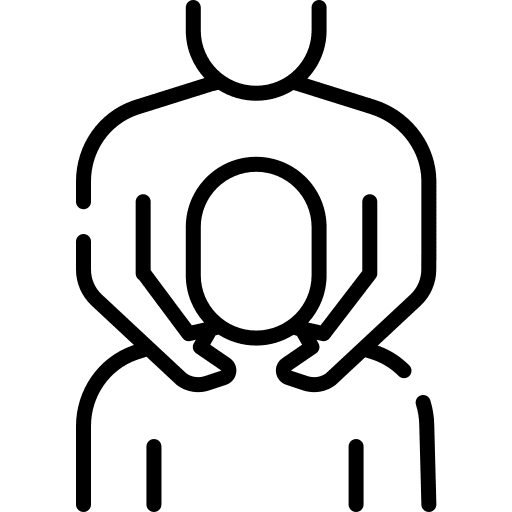 Body massages people wellness icon