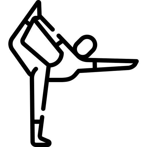 Exercise relaxing meditation exercise icon