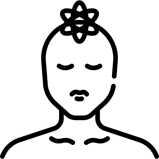 Avatar cultures meditation man icon