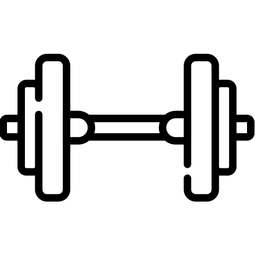 Dumbbell dumbbell tools and utensils gym icon