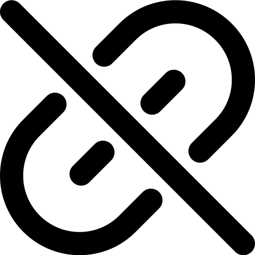 Link linked chain interface icon