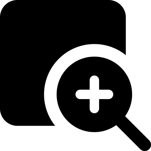 Add magnifier edit tools magnifying glass icon