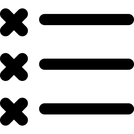 Alphabet archive file list icon