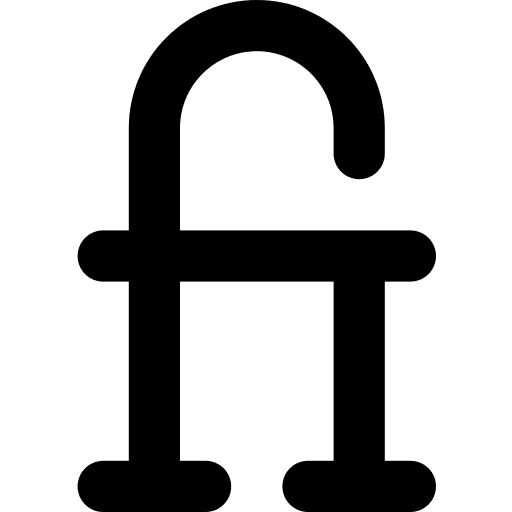 Ligature text format signs ui icon