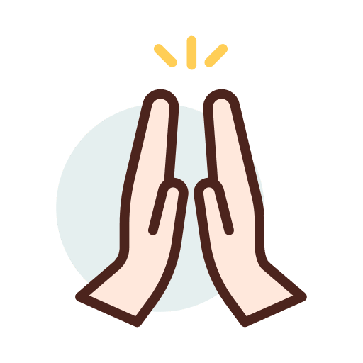 Praying worship hands and gestures praise icon Praying worship hands and gestures praise icon