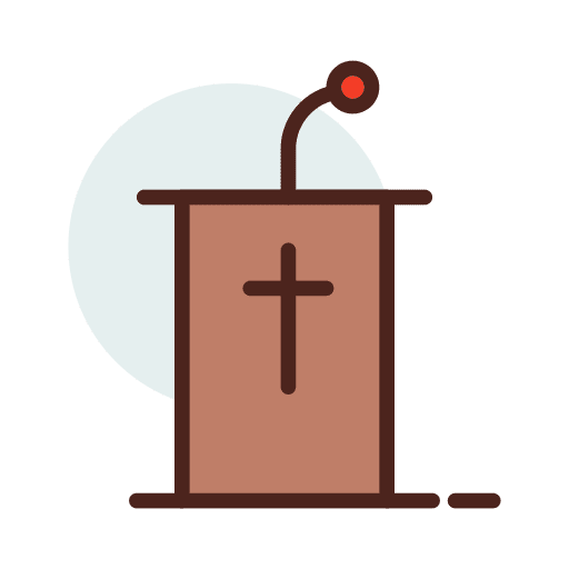 Pulpit christianity mass cultures icon Pulpit christianity mass cultures icon