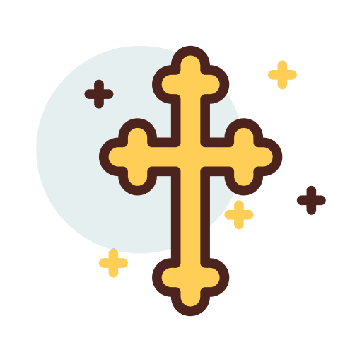 Cross faith cultures religion icon Cross faith cultures religion icon