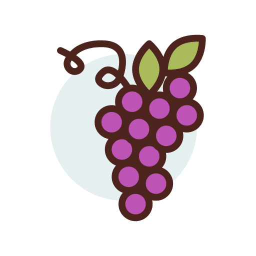 Grapes food food and restaurant fruit icon Grapes food food and restaurant fruit icon