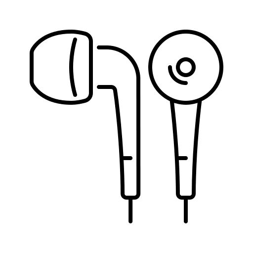 Earphones earphones technology apple icon Earphones earphones technology apple icon