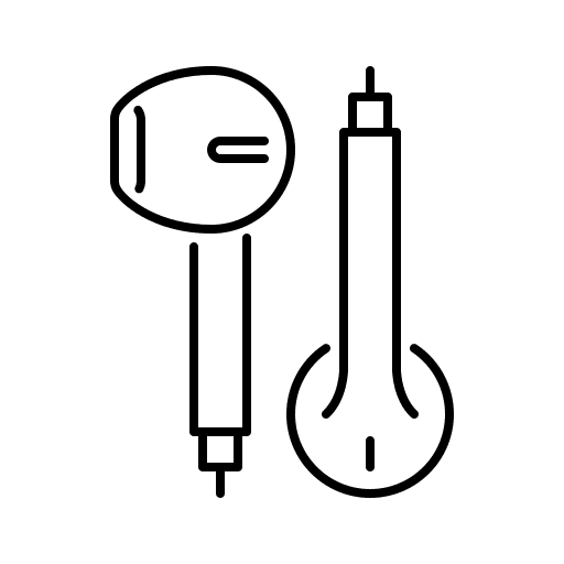 Earphones electronics technology earphones icon Earphones electronics technology earphones icon