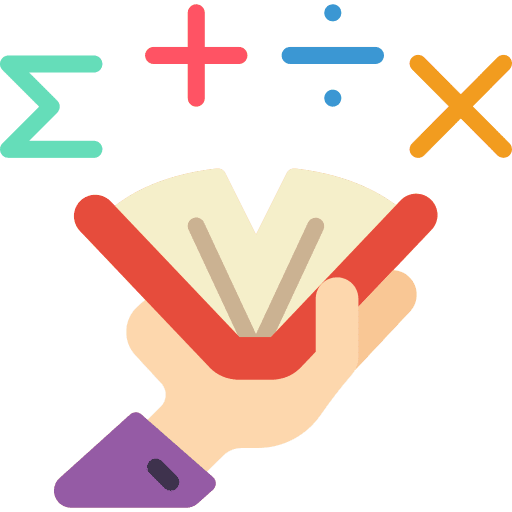 Mathematics math book knowledge ideas icon