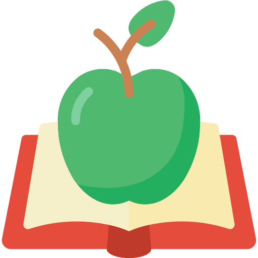 Isaac newton learning green apple open book icon Isaac newton learning green apple open book icon