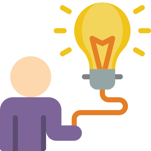 Lightbulb education creative idea icon Lightbulb education creative idea icon