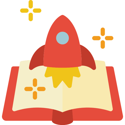 Rocket leisure agenda book icon Rocket leisure agenda book icon