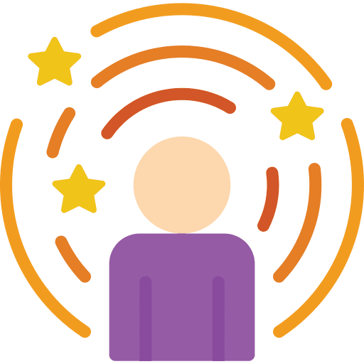 Thinking stars idea lightbulb icon Thinking stars idea lightbulb icon