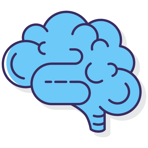 Brain brains healthcare and medical knowledge icon