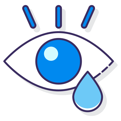 Tears tears anatomy healthcare and medical icon