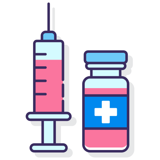 Vaccination medical healthcare and medical healthcare icon