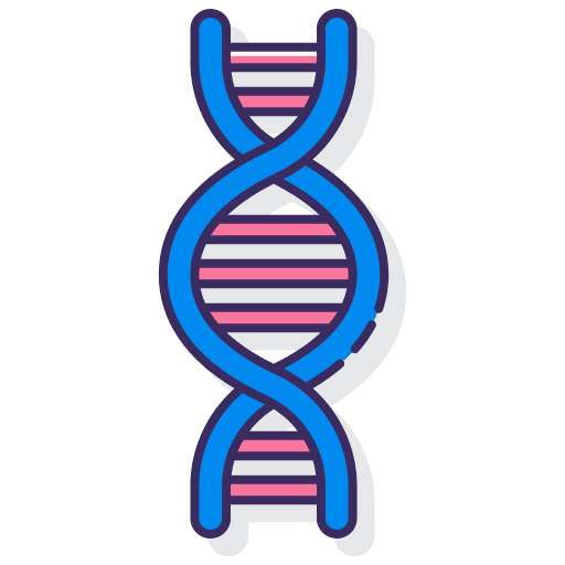 Dna science education healthcare icon