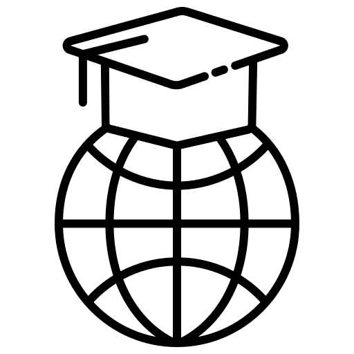 Graduation knowledge online education graduation cap icon