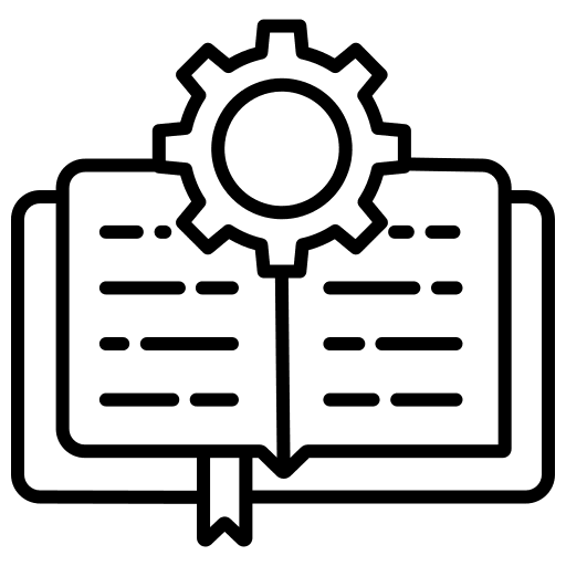 Open book user manual commerce and shopping learning icon