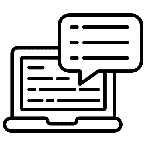 Laptop laptop comments bubble speech icon Laptop laptop comments bubble speech icon