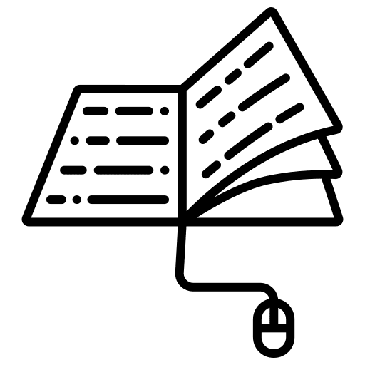 Book learning online course book icon Book learning online course book icon