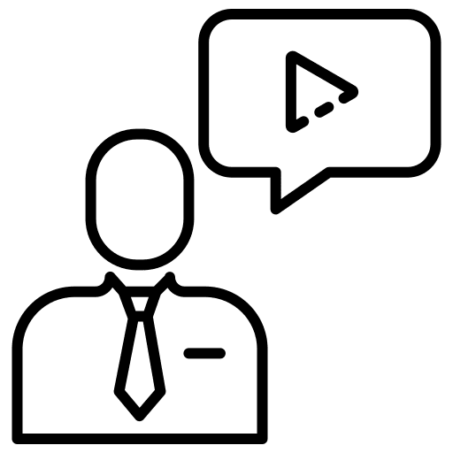 Conversation studying education online learning icon Conversation studying education online learning icon