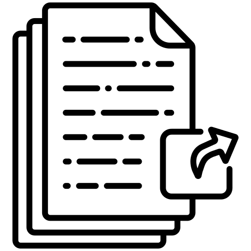 Document file pages interface icon Document file pages interface icon