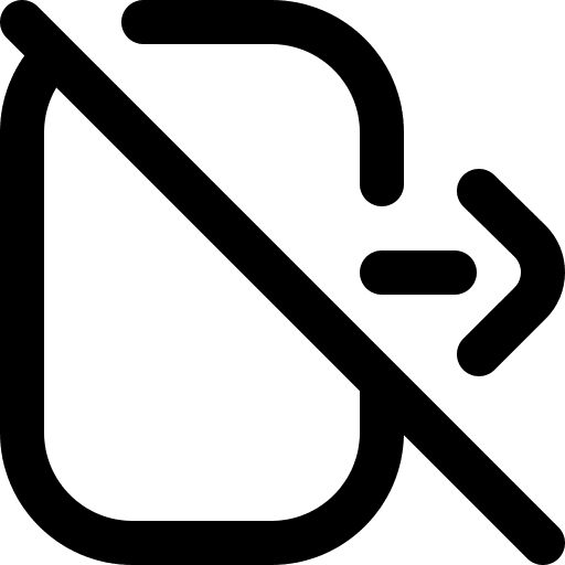 Do not go out forbidden signaling go out icon